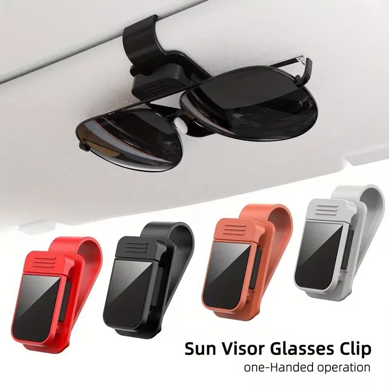 Car Organizer - حامل نظارات شمسية للسيارة، مشبك ثابت