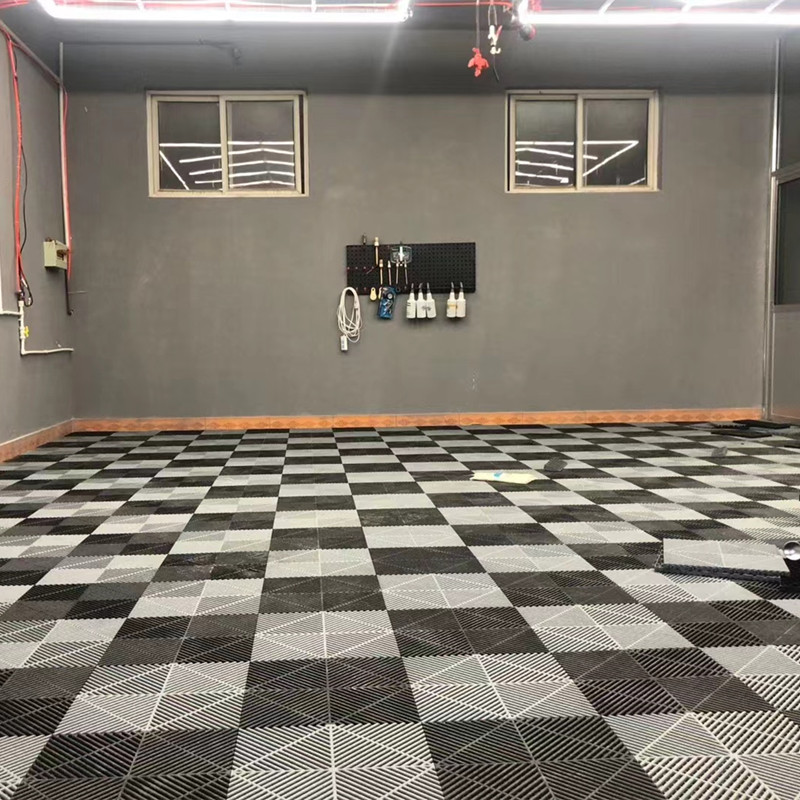 10 قطع من بلاط أرضيات الجراج ا - مراجعة Car Floor Mat وسعره