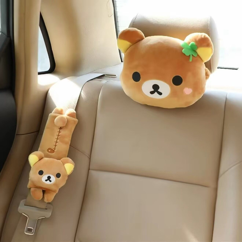 وسادة رقبة لطيفة على شكل شخصية - مراجعة Car Seat Cover وسعره