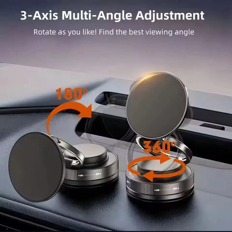 مطوّر 360 ° حامل هاتف مغناطيسي - مراجعة Car Phone Holder وسعره