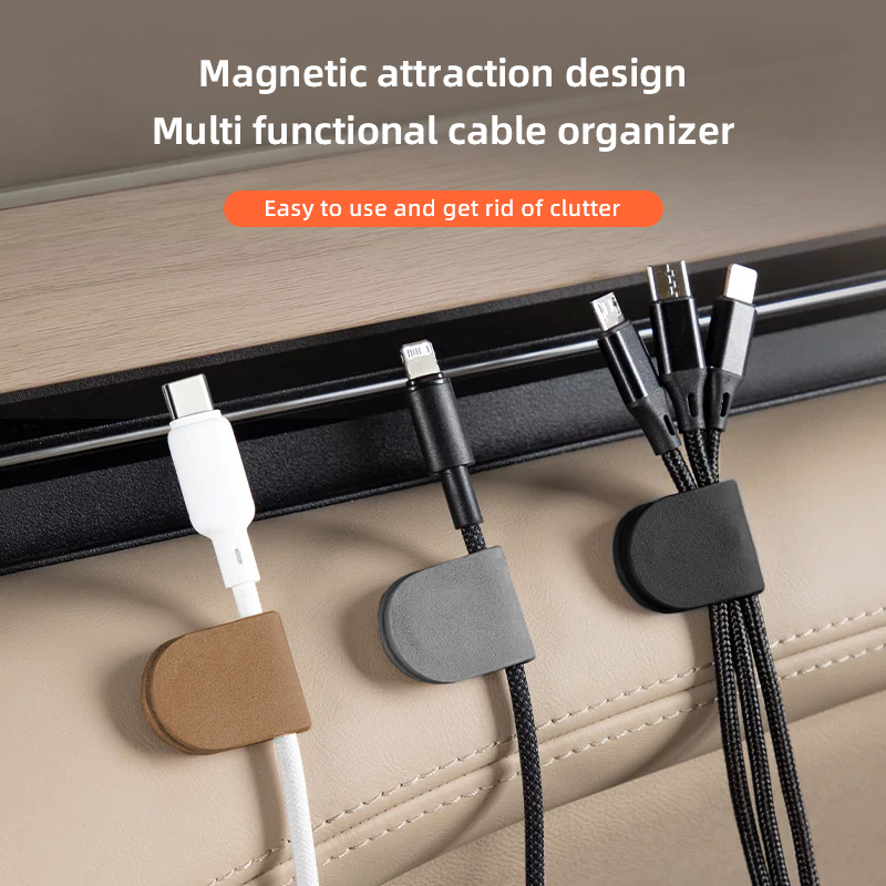 1/2/4 قطع من منظم كابلات السيا - مراجعة Car Cable Organizer وسعره