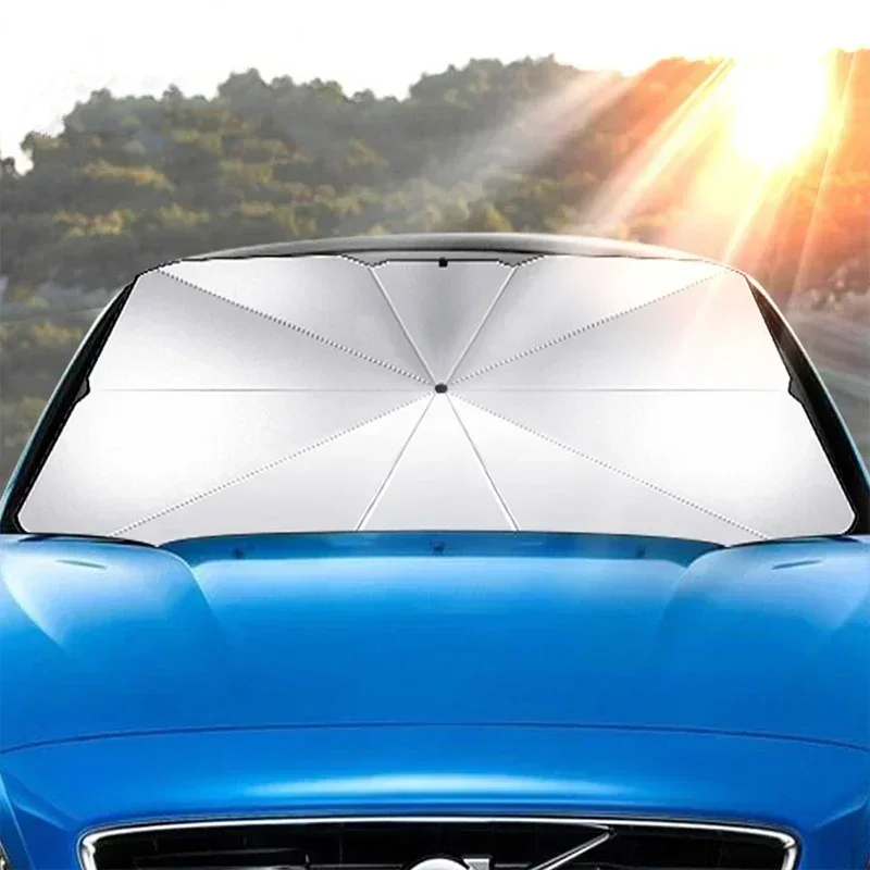 واقي شمس أمامي للسيارة عازل لل - مراجعة Windshield Sun Shade وسعره