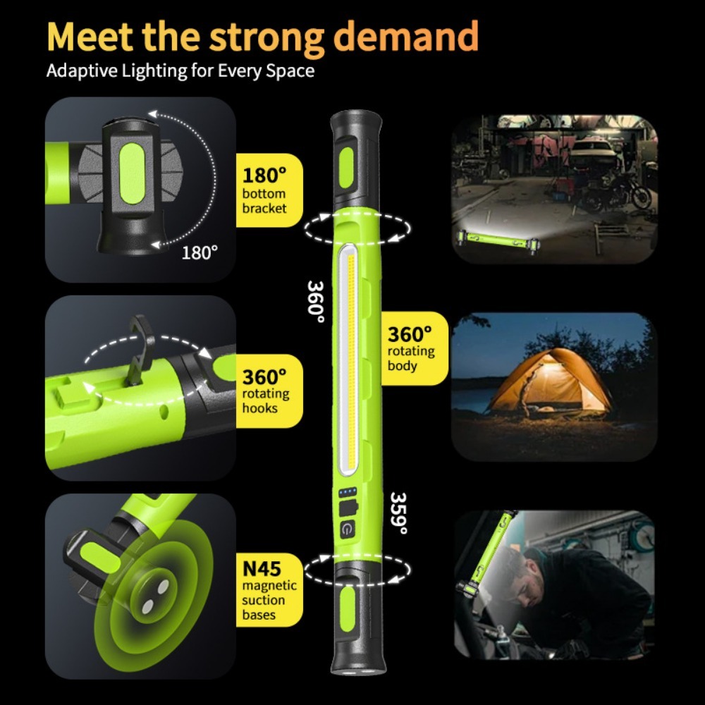 مصباح عمل LED قابل لإعادة الشح - مراجعة Car Led Light وسعره